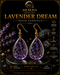 HEMZO Lavender Dream Resin Earrings