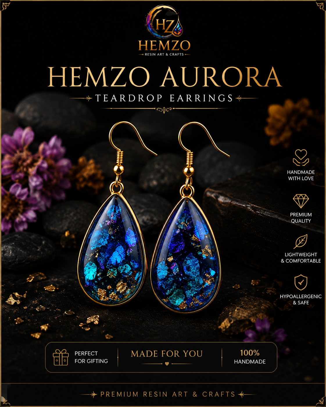 HEMZO AURORA TEARDROP